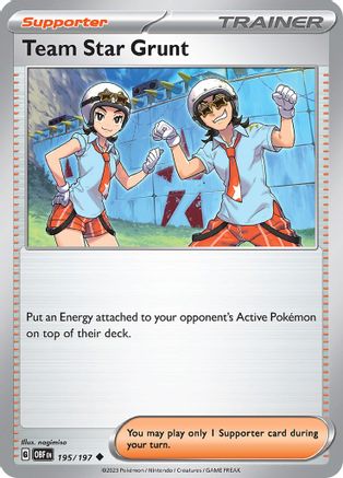 Image of Team Star Grunt (195/197) [Scarlet & Violet: Obsidian Flames]