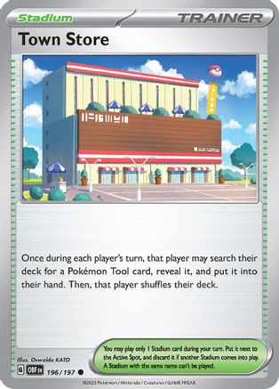 Image of Town Store (196/197) [Scarlet & Violet: Obsidian Flames]