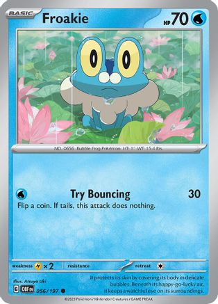 Image of Froakie (056/197) [Scarlet & Violet: Obsidian Flames]