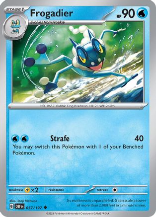 Image of Frogadier (057/197) [Scarlet & Violet: Obsidian Flames]