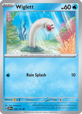 Image of Wiglett (058/197) [Scarlet & Violet: Obsidian Flames]