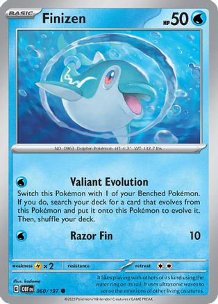 Image of Finizen (060/197) [Scarlet & Violet: Obsidian Flames]
