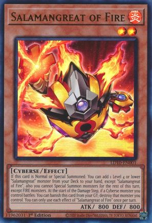 Image of Salamangreat of Fire [LD10-EN001] Ultra Rare