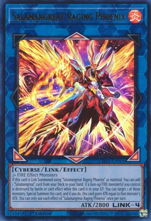 Image of Salamangreat Raging Phoenix [LD10-EN005] Ultra Rare