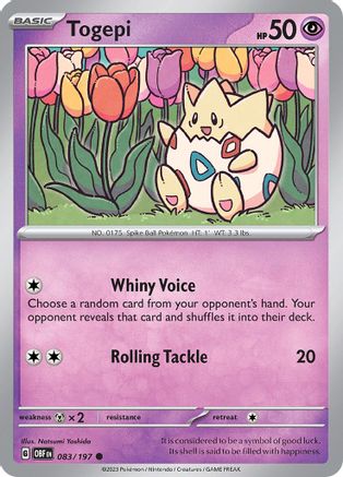 Image of Togepi (083/197) [Scarlet & Violet: Obsidian Flames]