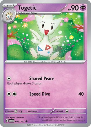 Image of Togetic (084/197) [Scarlet & Violet: Obsidian Flames]