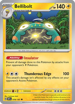 Image of Bellibolt (078/197) [Scarlet & Violet: Obsidian Flames]