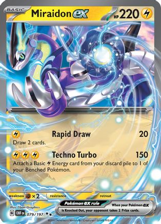 Image of Miraidon ex (079/197) [Scarlet & Violet: Obsidian Flames]