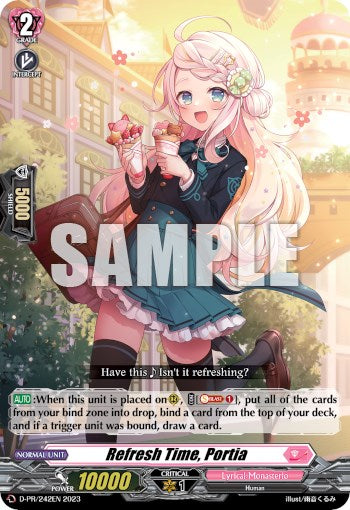 Image of Refresh Time, Portia (D-PR/242EN) [D Promo Cards]