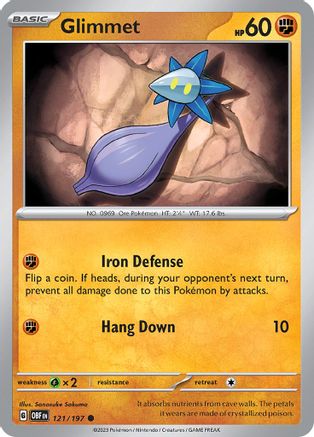 Image of Glimmet (121/197) [Scarlet & Violet: Obsidian Flames]