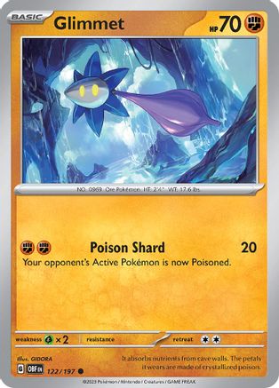 Image of Glimmet (122/197) [Scarlet & Violet: Obsidian Flames]