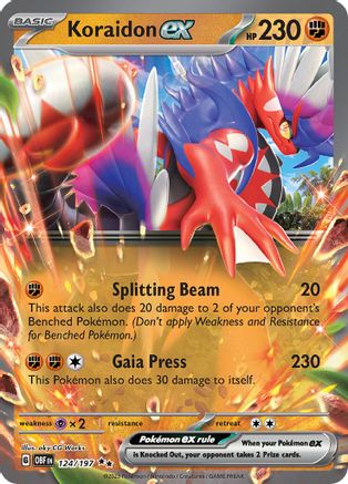 Image of Koraidon ex (124/197) [Scarlet & Violet: Obsidian Flames]