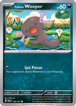 Image of Paldean Wooper (126/197) [Scarlet & Violet: Obsidian Flames]