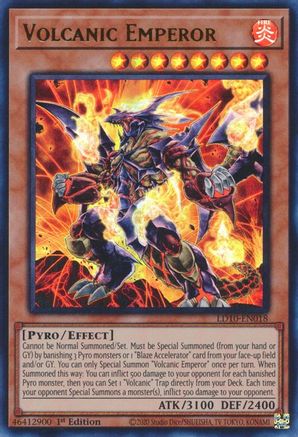 Image of Volcanic Emperor [LD10-EN018] Ultra Rare