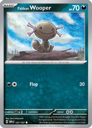 Image of Paldean Wooper (127/197) [Scarlet & Violet: Obsidian Flames]