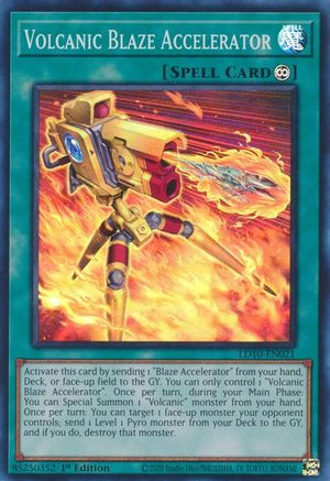 Image of Volcanic Blaze Accelerator [LD10-EN021] Super Rare