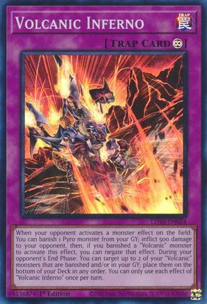 Image of Volcanic Inferno [LD10-EN024] Super Rare