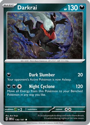 Image of Darkrai (136/197) [Scarlet & Violet: Obsidian Flames]