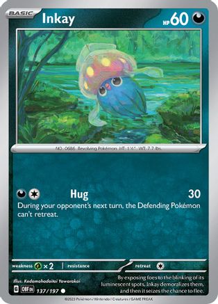 Image of Inkay (137/197) [Scarlet & Violet: Obsidian Flames]
