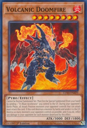 Image of Volcanic Doomfire [LD10-EN029] Common