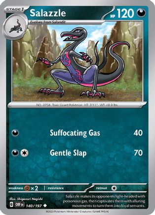 Image of Salazzle (140/197) [Scarlet & Violet: Obsidian Flames]