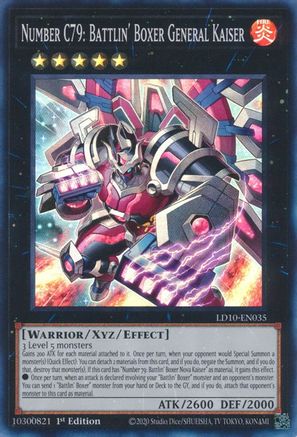 Image of Number C79: Battlin' Boxer General Kaiser [LD10-EN035] Super Rare