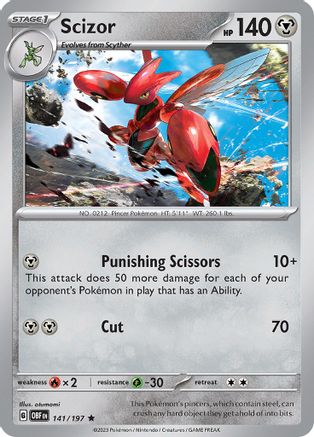 Image of Scizor (141/197) [Scarlet & Violet: Obsidian Flames]