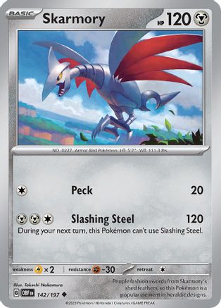 Image of Skarmory (142/197) [Scarlet & Violet: Obsidian Flames]