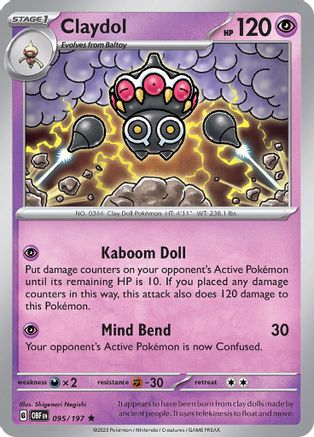 Image of Claydol (095/197) [Scarlet & Violet: Obsidian Flames]