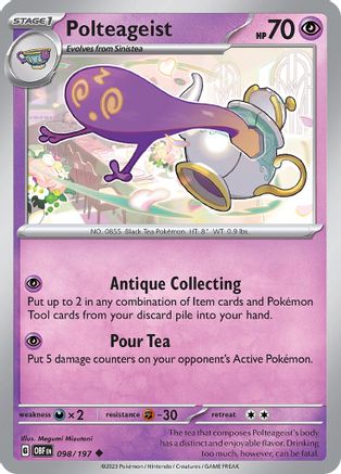 Image of Polteageist (098/197) [Scarlet & Violet: Obsidian Flames]