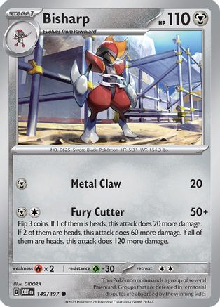 Image of Bisharp (149/197) [Scarlet & Violet: Obsidian Flames]