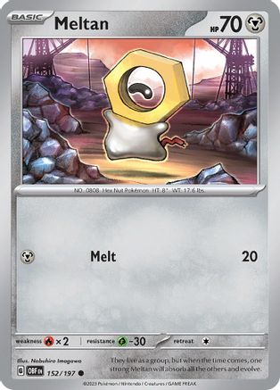 Image of Meltan (152/197) [Scarlet & Violet: Obsidian Flames]