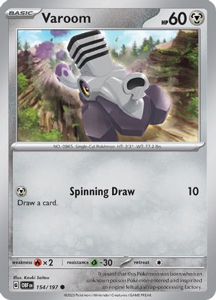 Image of Varoom (154/197) [Scarlet & Violet: Obsidian Flames]