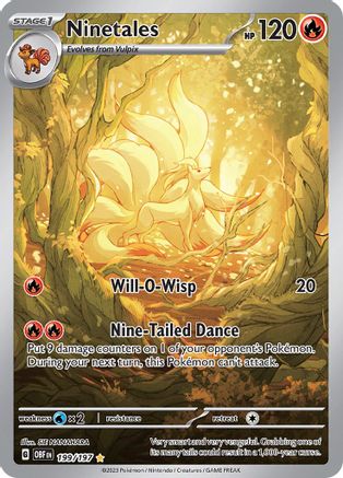 Image of Ninetales (199/197) [Scarlet & Violet: Obsidian Flames]