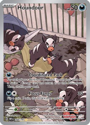 Image of Houndour (204/197) [Scarlet & Violet: Obsidian Flames]