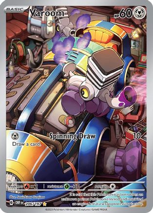Image of Varoom (206/197) [Scarlet & Violet: Obsidian Flames]