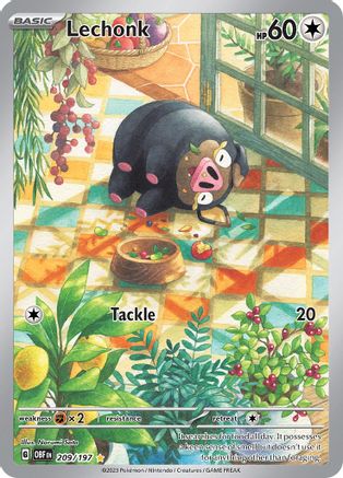 Image of Lechonk (209/197) [Scarlet & Violet: Obsidian Flames]