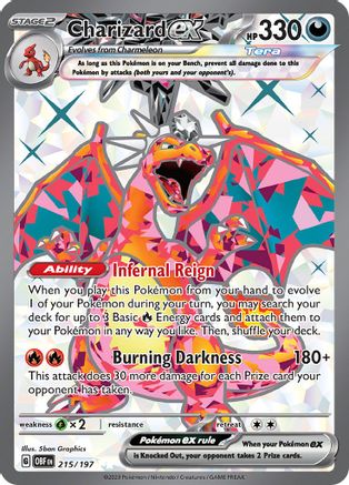 Image of Charizard ex (215/197) [Scarlet & Violet: Obsidian Flames]