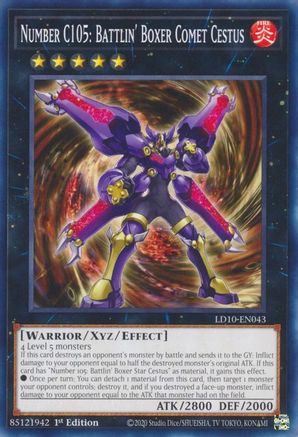 Image of Number C105: Battlin' Boxer Comet Cestus [LD10-EN043] Common