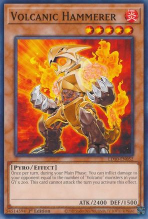Image of Volcanic Hammerer [LD10-EN052] Common