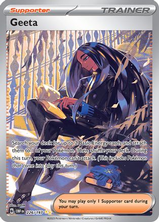 Image of Geeta (226/197) [Scarlet & Violet: Obsidian Flames]