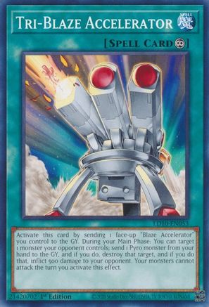 Image of Tri-Blaze Accelerator [LD10-EN053] Common