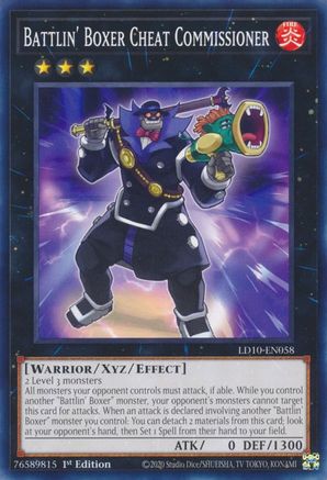 Image of Battlin' Boxer Cheat Commissioner [LD10-EN058] Common