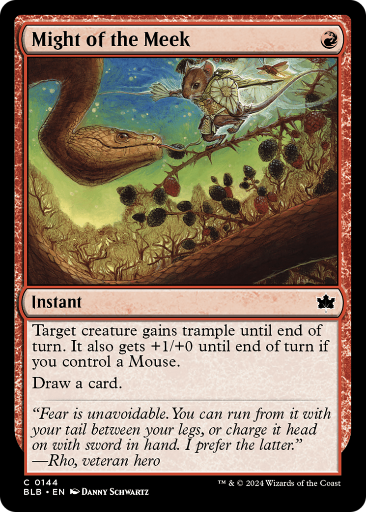 Image of Might of the Meek [Bloomburrow]