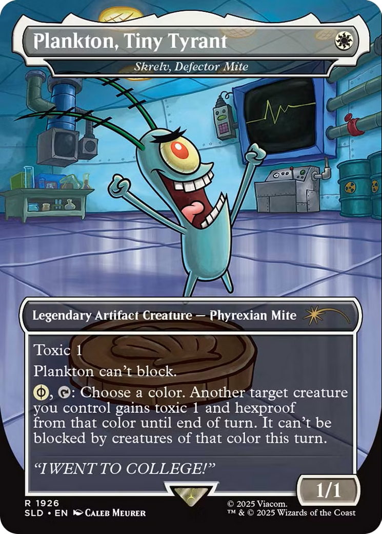 Image of Plankton, Tiny Tyrant - Skrelv, Defector Mite [Secret Lair Drop Series]