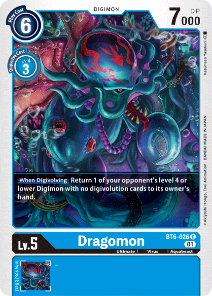 Image of Dragomon [BT6-026] [Double Diamond]