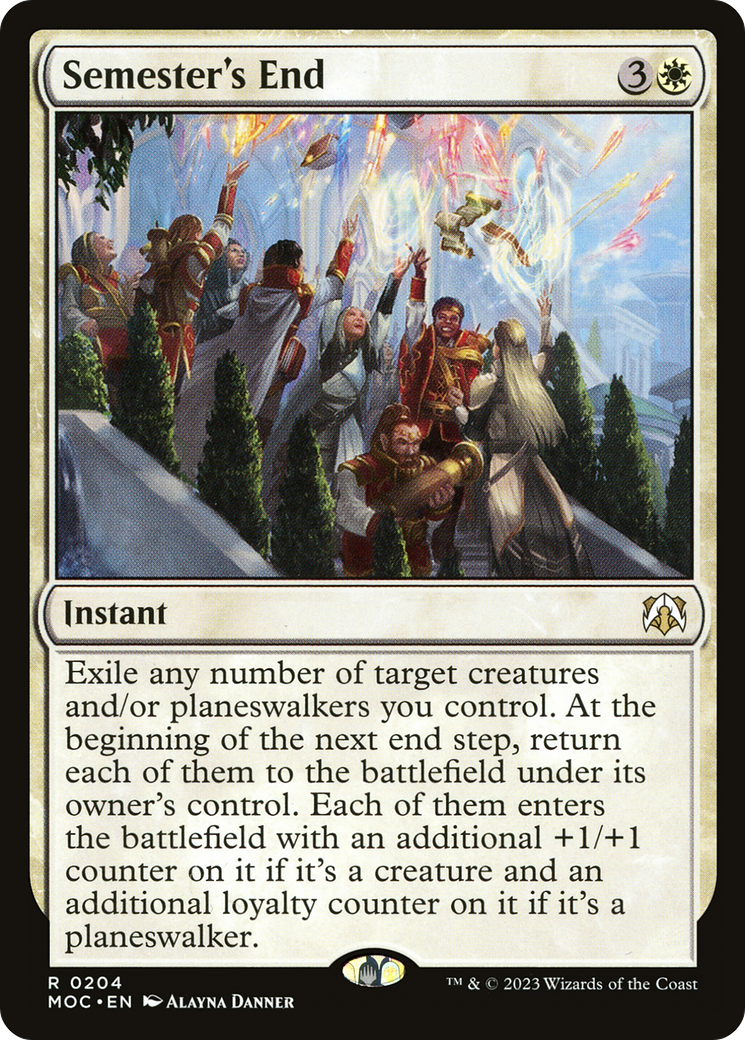 Image of Semester's End [March of the Machine Commander]