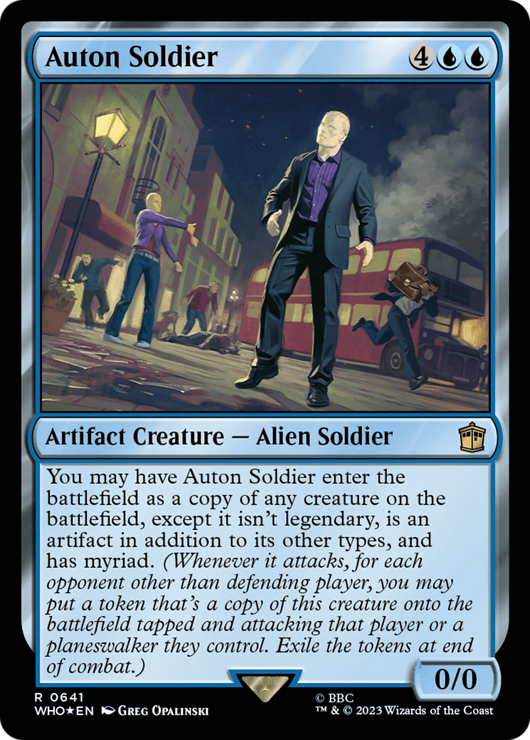 Image of Auton Soldier (Surge Foil) [Doctor Who]