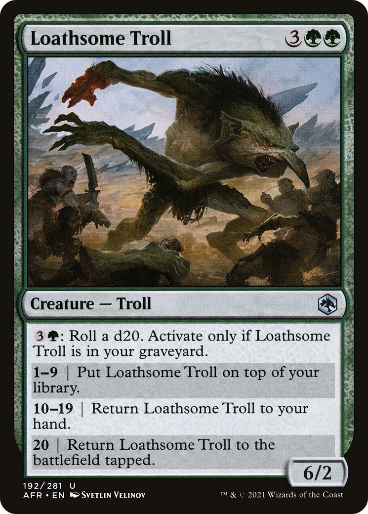 Image of Loathsome Troll [Dungeons & Dragons: Adventures in the Forgotten Realms]