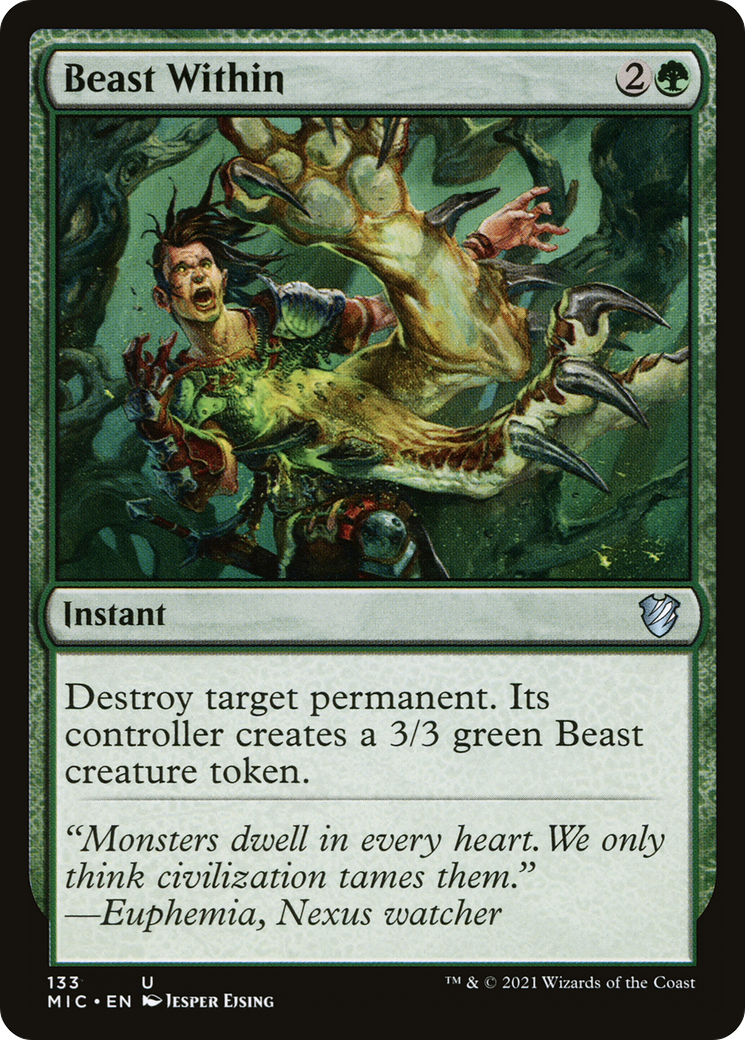 Image of Beast Within [Innistrad: Midnight Hunt Commander]